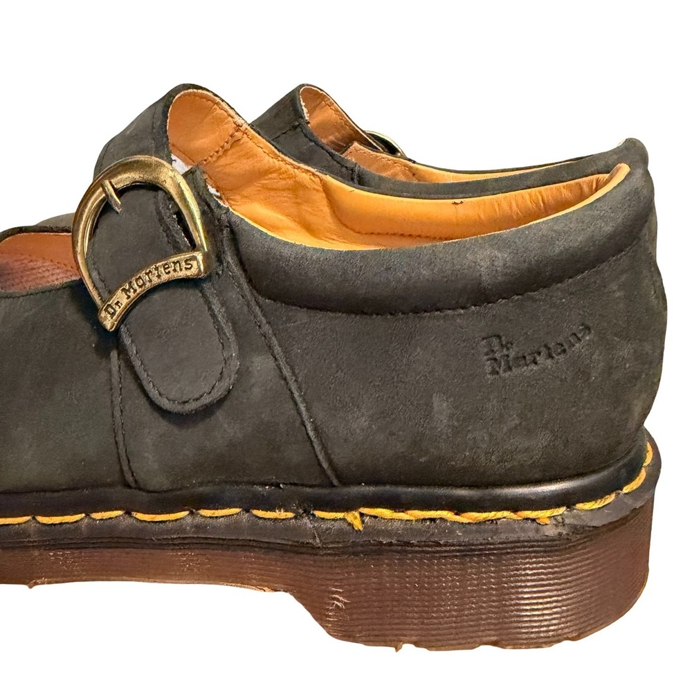 Dr. Martens VTG 90s Charcoal Gray Mary Jane's - UK 8/US W10 - Made In England - Picture 7 of 9